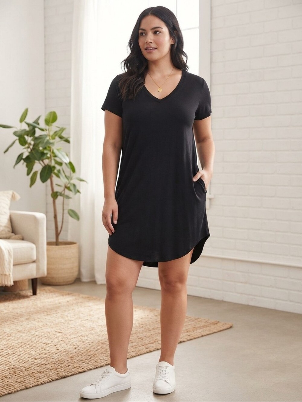 28. Cloth & Stone 100% T-shirt Dress Sz S